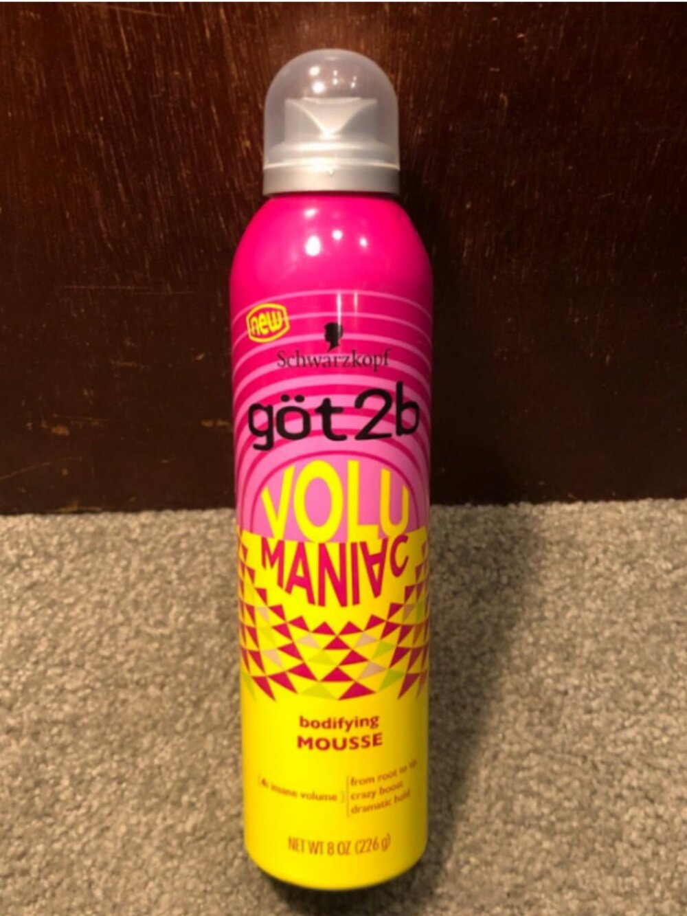Schwarzkopf Got2b Volumaniac Bodifying Hair Mousse #4 Insane Volume, 8oz